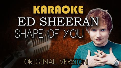karaoke version|Ed Sheeran .